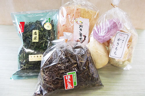 月ヶ瀬のかきもちと大和茶／大和高原で作られている大和茶
