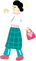 街並みを見ている観光客