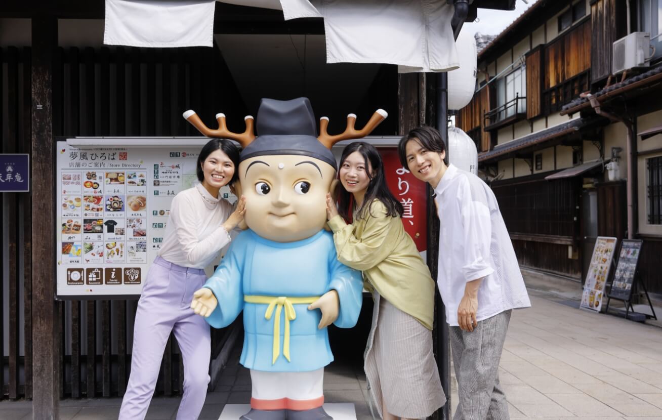 せんとくんと記念撮影