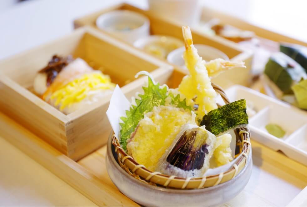 御膳料理の天ぷら