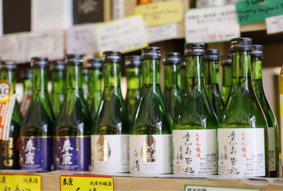 清酒発祥の地「奈良」の日本酒も販売