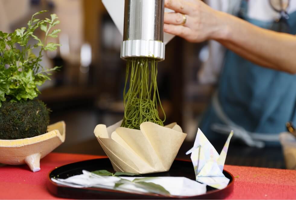 絹糸のような抹茶モンブラン