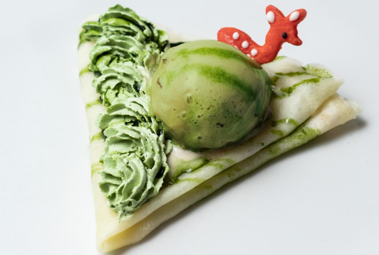 濃厚大和抹茶クレープ