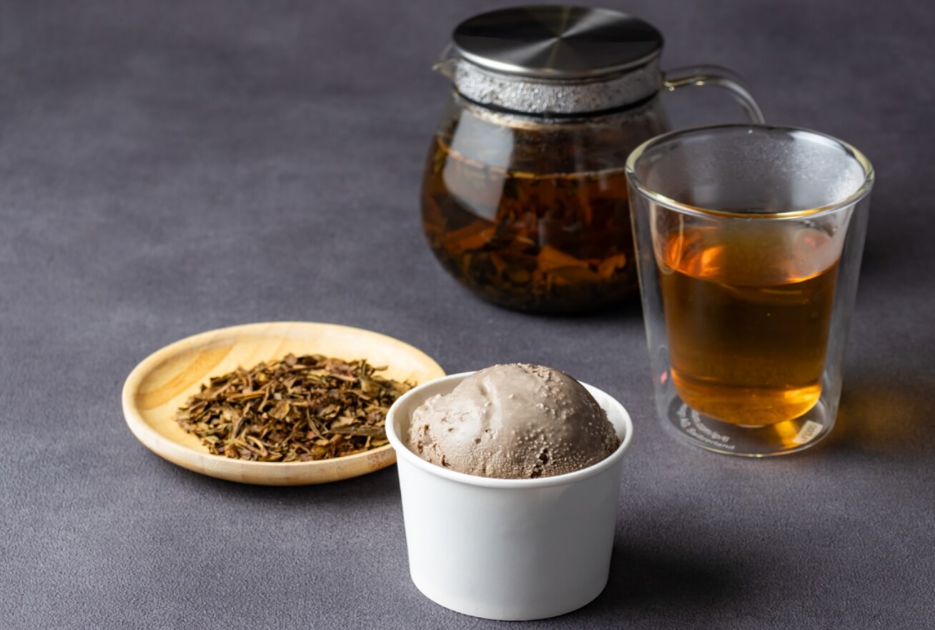 濃厚ほうじ茶アイス