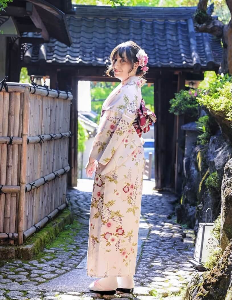 着物で奈良町を散策