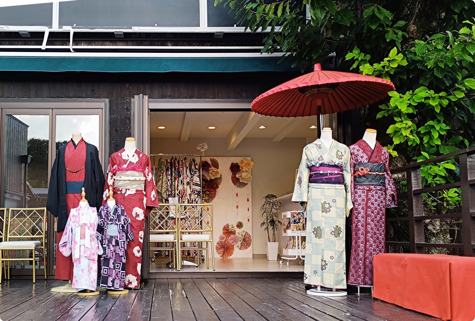 Wakana style kimono rental & cafeの外観