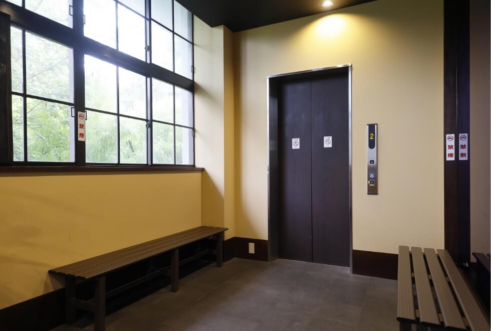 エレベーター完備。バリアフリーにも配慮