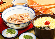 【喜庵】春の香り！梅とじそば